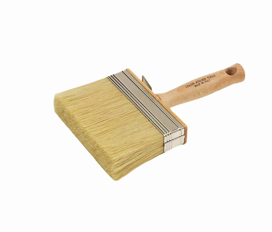 Nge 5 Wool Brush, Large Area Flat Brushes, for Paint, Chip Paint, Stains, Varnishes, Water Color and Acrylic Paint, 2 Pieces
